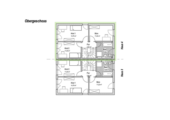 OG Grundrisse DHH_Haus 4