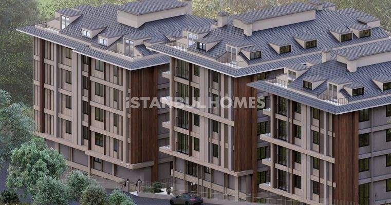Elegant Flats in a Complex with Extensive Amenities in Uskudar