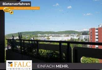Blick vom Balkon