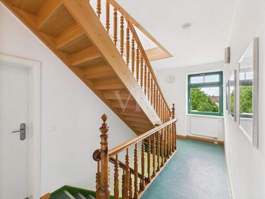 Gepflegtes Treppenhaus 