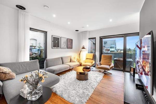 Offener Wohnbereich im Erdgeschoss