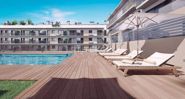 Apartments in a Complex Close to Transportation in Terrassa