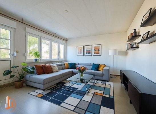 Wohnzimmer - (KI generiert)