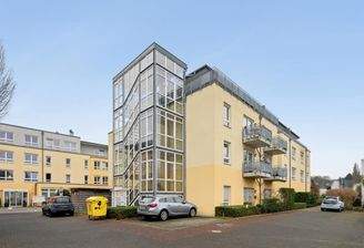 Seitliche Hausansicht