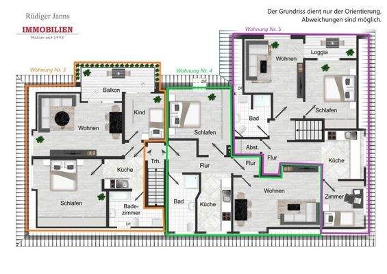 Grundriss Dachgeschoss