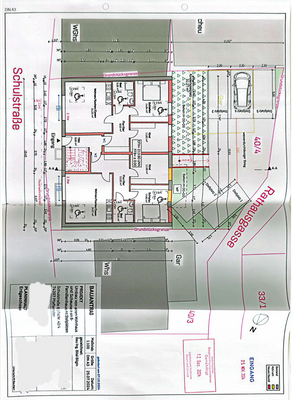 Baprojekt Grundriss Erdgeschoss