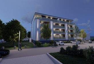 Nachtansicht Rückfront