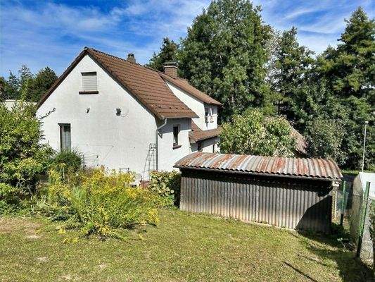 Ansicht Rückseite aus dem Garten