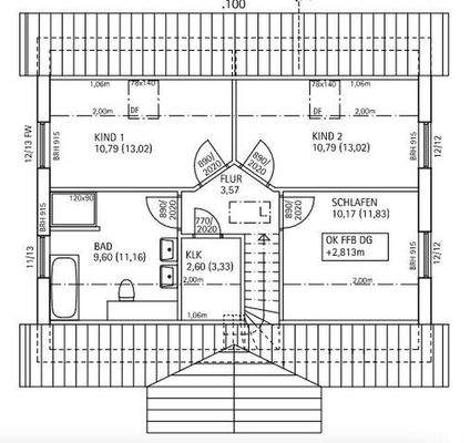Grundriss Obergeschoss