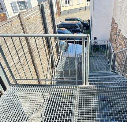 Außentreppe Maisonette