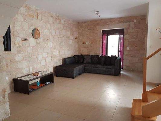 Kreta, Analipsi: Neubau - Haus aus traditionellem Stein nahe des Meeres zum Verkauf