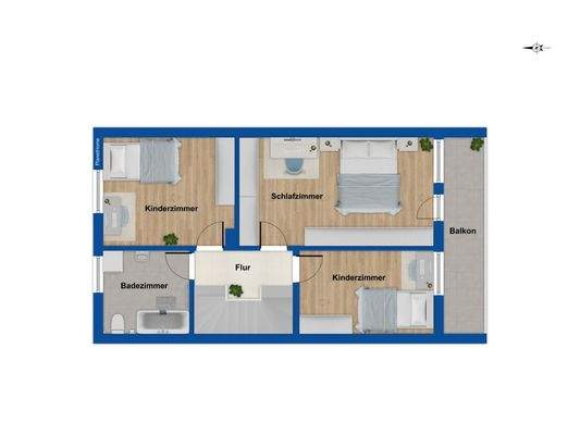 Grundriss - Obergeschoss