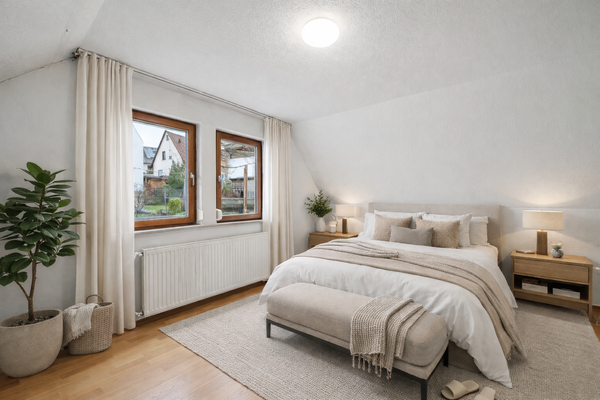 2.OG | Schlafzimmer 1, virt. Darstellung