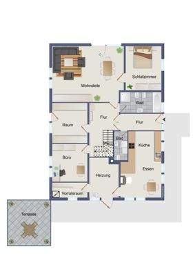 Grundriss EG Hauptgebäude