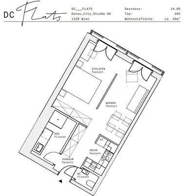 Plan_1220, Donau City S 8A_OG14_TOP 266