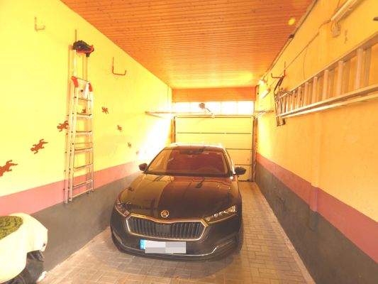 Blick in die Garage