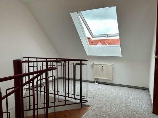 Galerie 2. Ebene mit gr. Dachflächenfenster