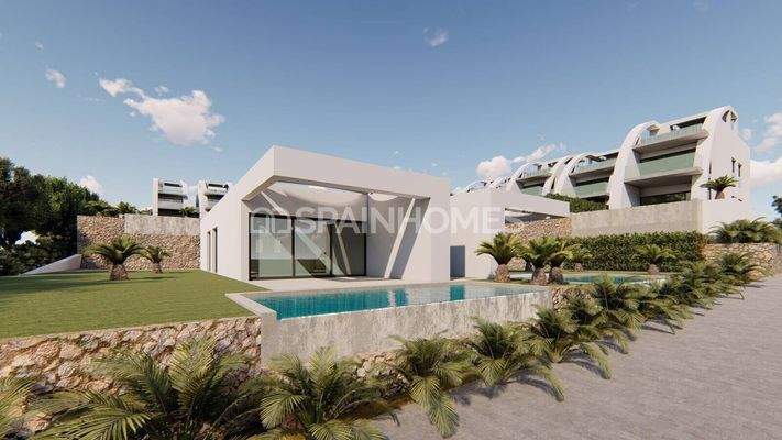 3 Bedroom Apartments with Private Pool and Terrace in Rojales