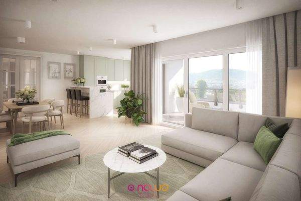 Whg. 20 - Wohn-, Ess- und Kochbereich