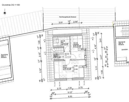 Grundriss Dachgeschoss
