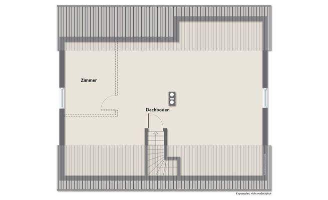 Grundriss Dachboden