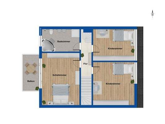 Grundriss Dachgeschoss