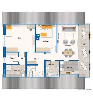 Grundriss Dachgeschoss