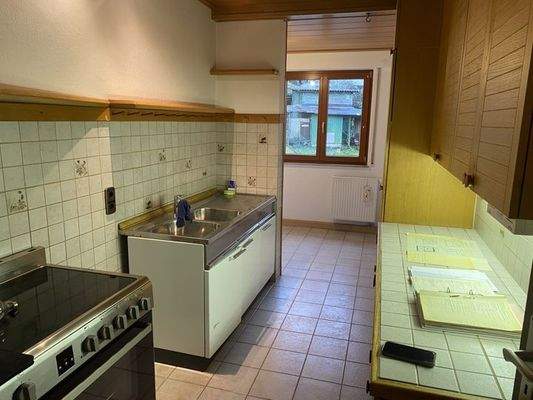 1. OG: Küche mit Loggia