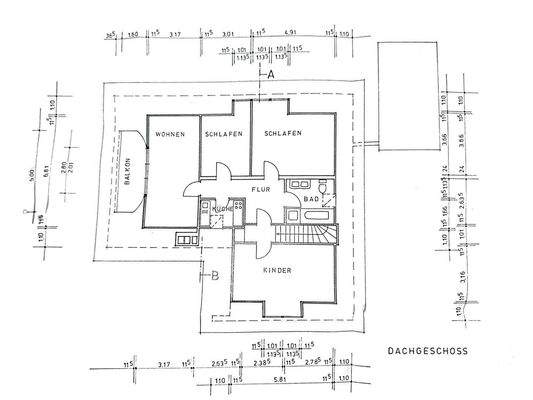 Grundriss Dachgeschoss (DG)