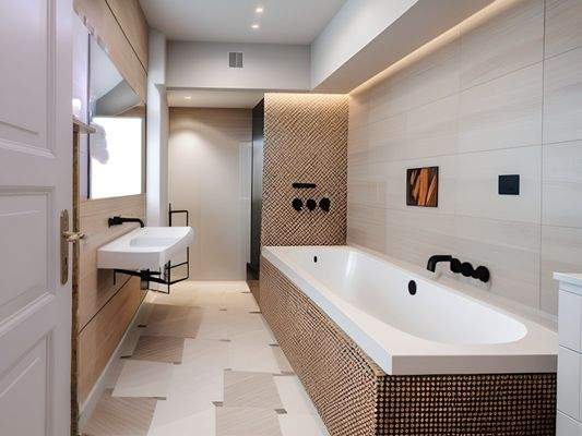 Badezimmer Ausstattungsvorschlag KI generiert