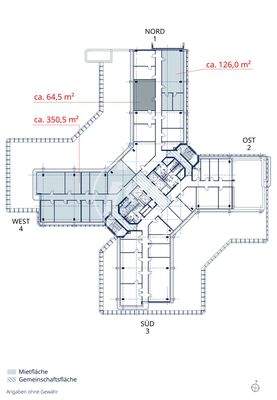 Grundriss 7. Obergeschoss