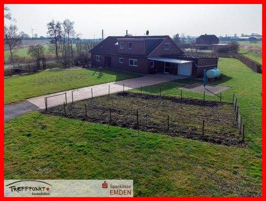 Blick auf die Immobilie