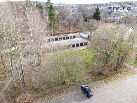 Grundstück Markierung