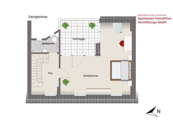 Grundriss Dachgeschoss