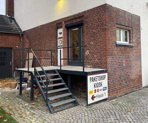 Zugang über Podest-Rampe