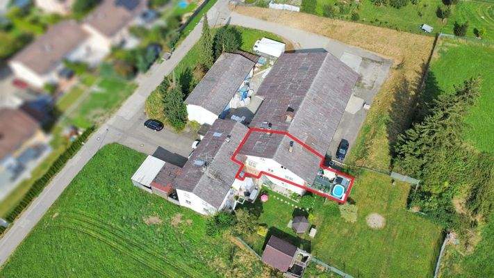 Wohnung eingezeichnet