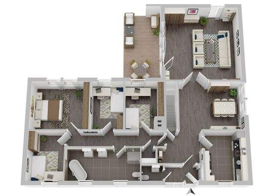 Erdgeschoss Grundriss