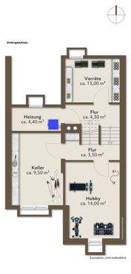 Grundriss Untergeschoss