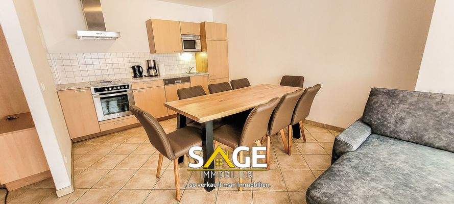 Küche und Essbereich