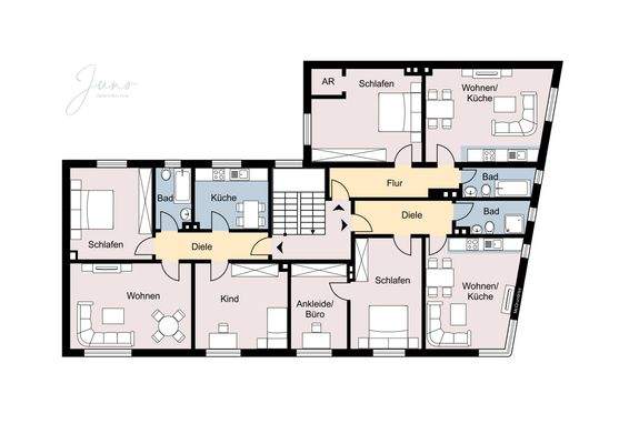 Grundriss 2. Obergeschoss