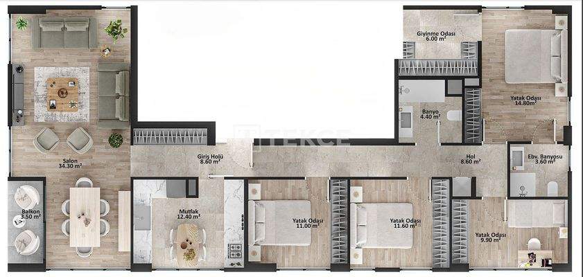 Apartments Near the Sea and Metro in Kadıköy