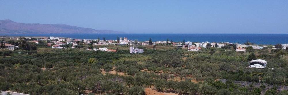 Kreta, Maleme: Villa in mediterraner Anlage mit Olivenhain und Meerblick zu verkaufen