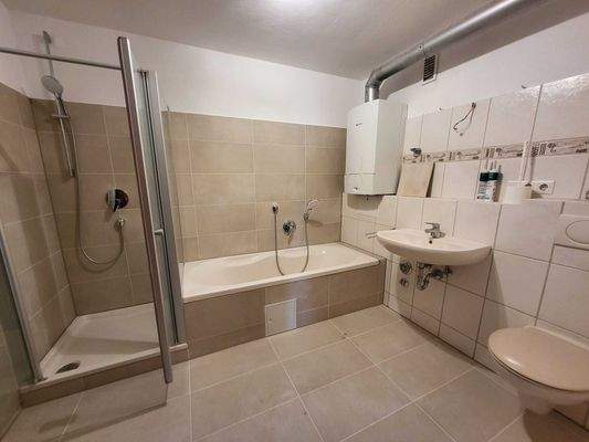 Badezimmer Dusche und WC