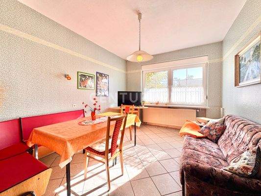 Einladender Essbereich der Ferienwohnung