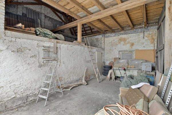 Blick in die Scheune