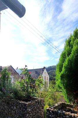schöner Blick von der Terrasse