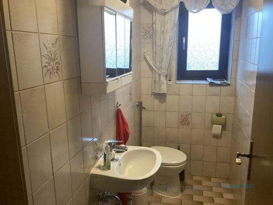 Gäste-WC im Erdgeschoss