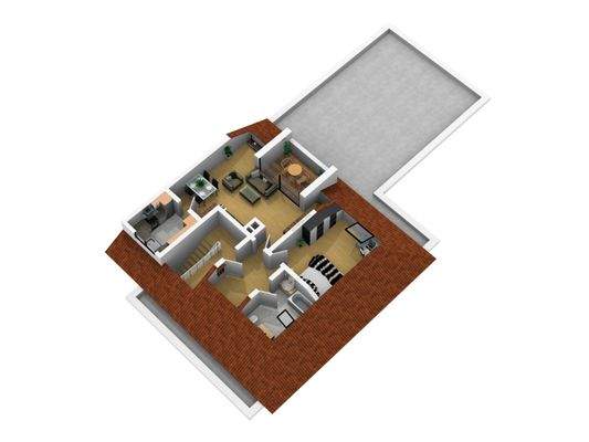 Einliegerwohnung im Dachgeschoss