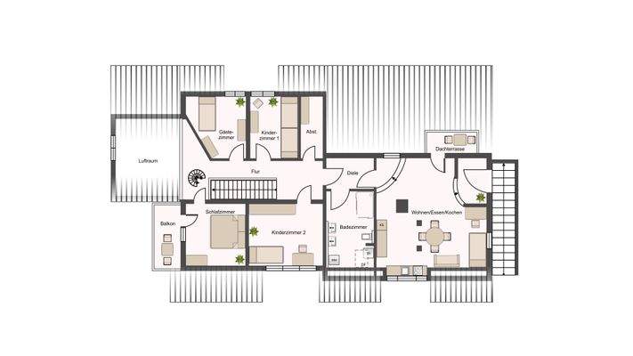 Grundriss Dachgeschoss