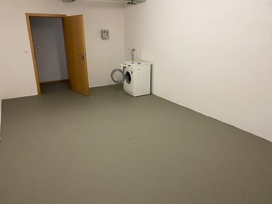 Waschraum im Keller